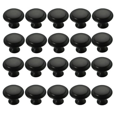 FACEGA 20Pcs Drawer Pulls Stylish Mushroom-Shaped Design Perfect for Modern Minimalism Kitchen Cabinet Handles Cabinet Pulls Dresser Knobs Black M 27cm Handle