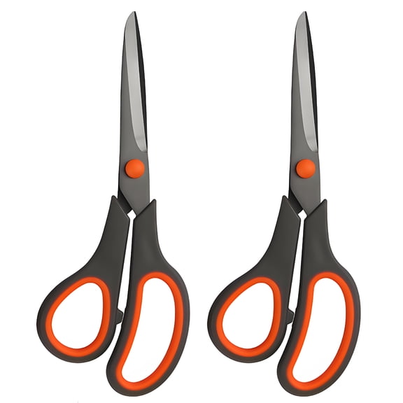 FACEGA 2Pcs Embroidery Scissors,Versatile Scissors for All-Purpose,Titanium Coated Scissors for Office Use for sewing, crafting, tailoring, home office