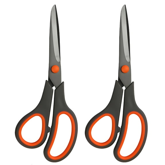 FACEGA 2Pcs Embroidery Scissors,Versatile Scissors for All-Purpose,Titanium Coated Scissors for Office Use