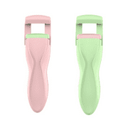 FACEGA 2Pcs Eyelash Curler Borderless Wide Angle 360° Taking Into Account the Corners and Tail of the Eyes Lash Curler Plasticwide-Anglestereo Eye Lash Curler,Pink&Green,Combination 5