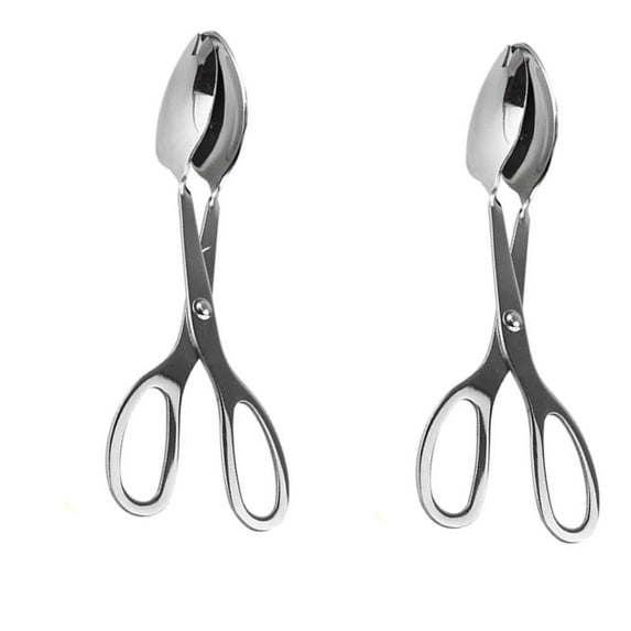 FACEGA 2Pcs Kitchen Tongs,Lightweight Cooking Tongs for Easy Handling,High-Control Tongs for Serving Food,Ergonomic Non-Slip Serving Tongs,Compact Toaster Tongs