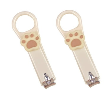 FACEGA 2Pcs Nail Clippers,Cartoon Design Nail Cutter,Ergonomic ABS+Carbon Steel Nail Tools