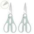 thumbnail image 1 of FACEGA 2Pcs Scissors All Purpose,Opening A Bottle Cap 7.7" School Scissors,Cold Walnuts Fabric Scissors for Cutting Clothes,Green, 1 of 7