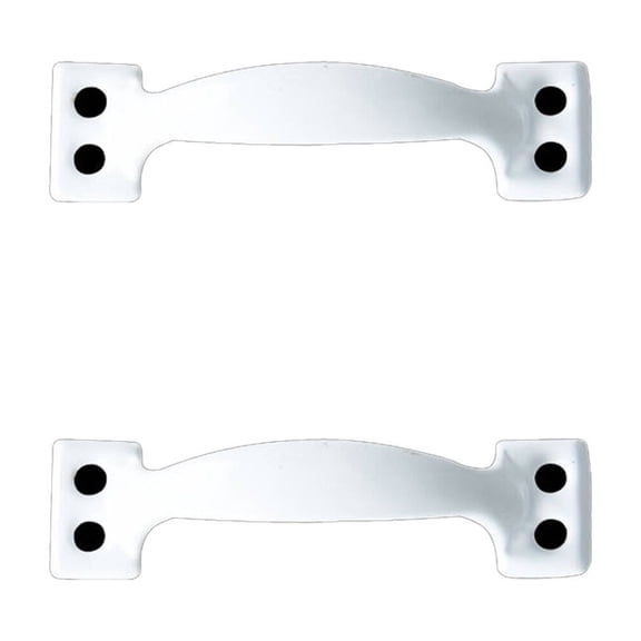 FACEGA 2Pcs White Screen Door Handle Features a Beautiful Blend of Traditional and Modern Design Screen Door Handle White