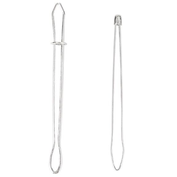 FACEGA 2pcs Drawstring Threader Durable Creative Lightweight Threading Tool for Sewing Home Embroidery