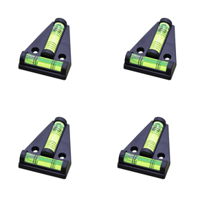 GJX 4 Pcs Leveler Tool Magnetic Bubble Spirit Level for Camera Small Portable Level Measuring Tool