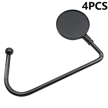 FACEGA 4Pcs Mantle Hooks for Garland,Metal Stocking Hangers,Decorative Supplies Easy to Clean Stocking Holders,Silver