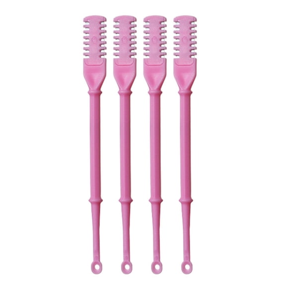 FACEGA 4Pcs Nose Hair Trimmer Dual-Side Blades Nostril Hair Remover Tool Rotating Nose Hair Cutter for Men Women Manual Nasal Hair Cutter