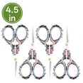 thumbnail image 1 of FACEGA 4Pcs Scissors All Purpose,Relief Pattern 4.5" Fabric Scissors,Pointed Scissors for Office,Multcolor1, 1 of 7