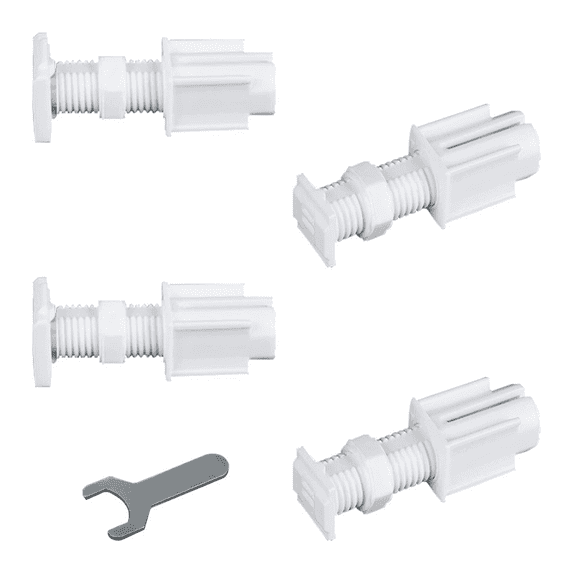 FACEGA 4Pcs Venetian Blinds No Drill No Tools,Adhesive Blinds Bracket Protects Walls,Roller Shutters Blind Fixing Mount Brackets