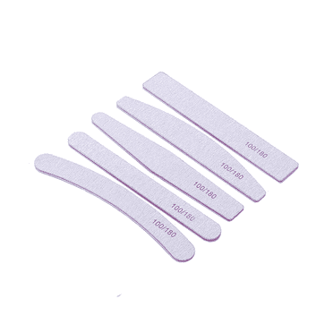FACEGA 5 Pcs Nail File,Fine Side Nail Buffer,Nail Care Polished Nails Metal Nail File,Style1