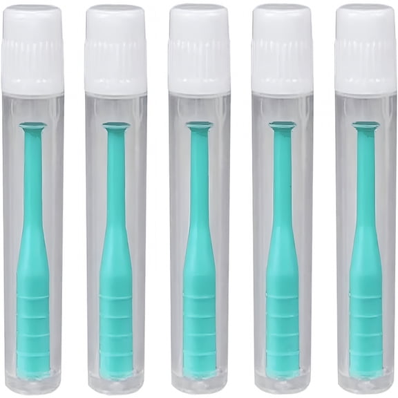 FACEGA 5 pcs Hard Contact Lens Remover Plunger for Soft Hard Lenses