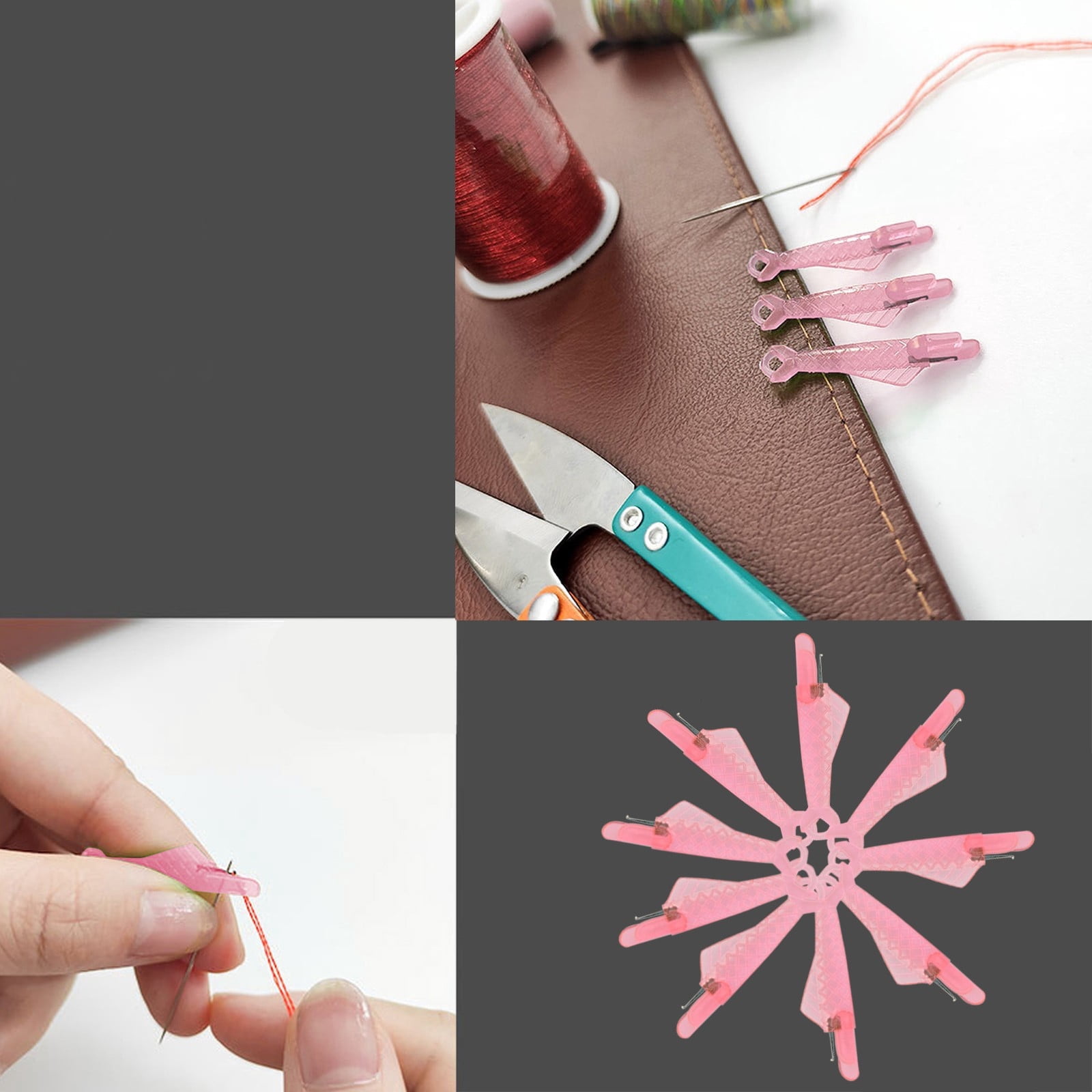 Side Threading FACEGA 5PC Sewing Machine Needle Threader: Needle Threader Set,Fish ...