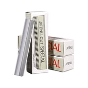 FACEGA 5Pcs Straight Razor Blades Stainless Steel Material Single Blade Razor Ripple Design Single Edge Razor Blades Style