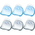 thumbnail image 1 of FACEGA 6 Pcs Razor Holder for Shower,Suction Mount Design Shower Razor Holder for Wall,No Drilling Easy Installation Razor Holder,Gray & Blue, 1 of 7