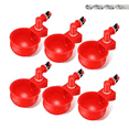 thumbnail image 1 of FACEGA 6Pcs Chicken Waterer,Automatic Chicken Water Feeder,Easy Clean Leak-Proof Design,Red, 1 of 7