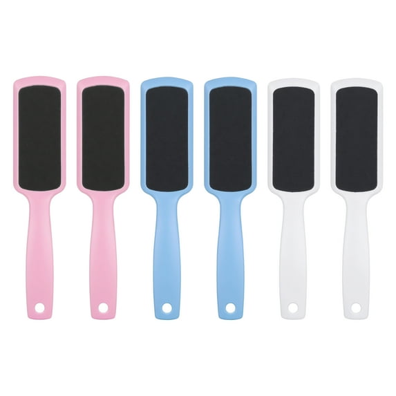 FACEGA 6Pcs Foot File,Dual-Sided Design Callus Remover,Smooth Feet Ergonomic Handle Foot File,Style1