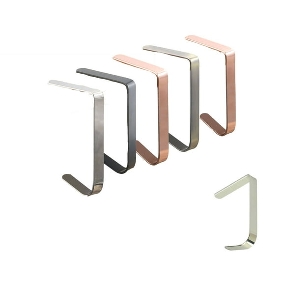 FACEGA 6Pcs Stocking Hooks for Mantle,No Break Christmas Stocking Holder,Prevent Socks From Deforming Stylish Design Stocking Hooks,Multicolor