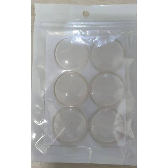 FACEGA 6Pcs Wall Protectors From Door Knobs,Door Stoppers for Wall,Door Stopper,Round