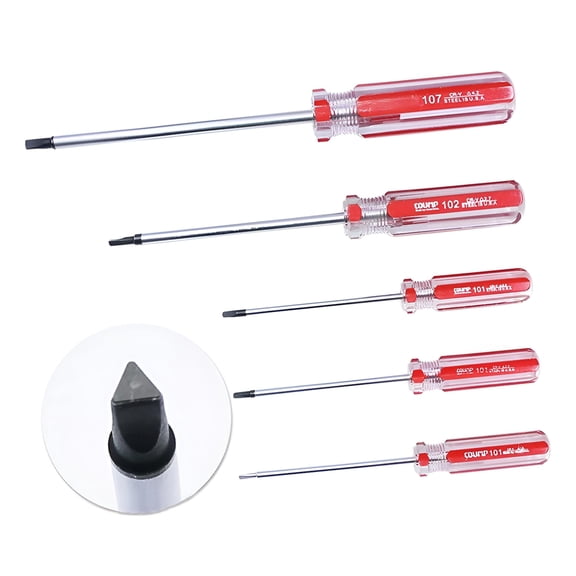 FACEGA 6pcs Triangle Screwdriver Triangle Drive Screwdriver Removal Repair Tool 1.8-4.2