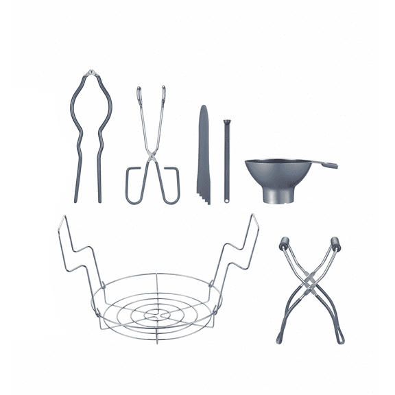 FACEGA 7-Piece Premium Stainless Steel Magnetic Canning Kit