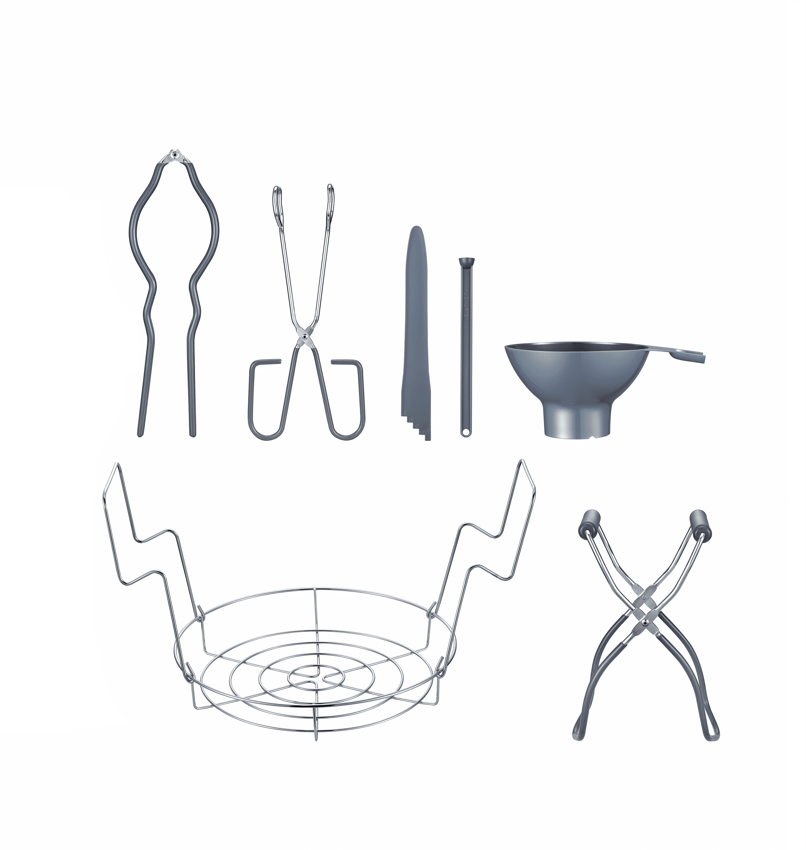 FACEGA 7 Pieces Premium Stainless Steel Canning Set Starter Kit w/ Rack