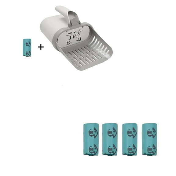 FACEGA 7Pcs Cat Scooper for Litter Box,Pp Construction Cat Litter Scooper,Hygienic Protection Cat Litter Scooper,Color Mixing2