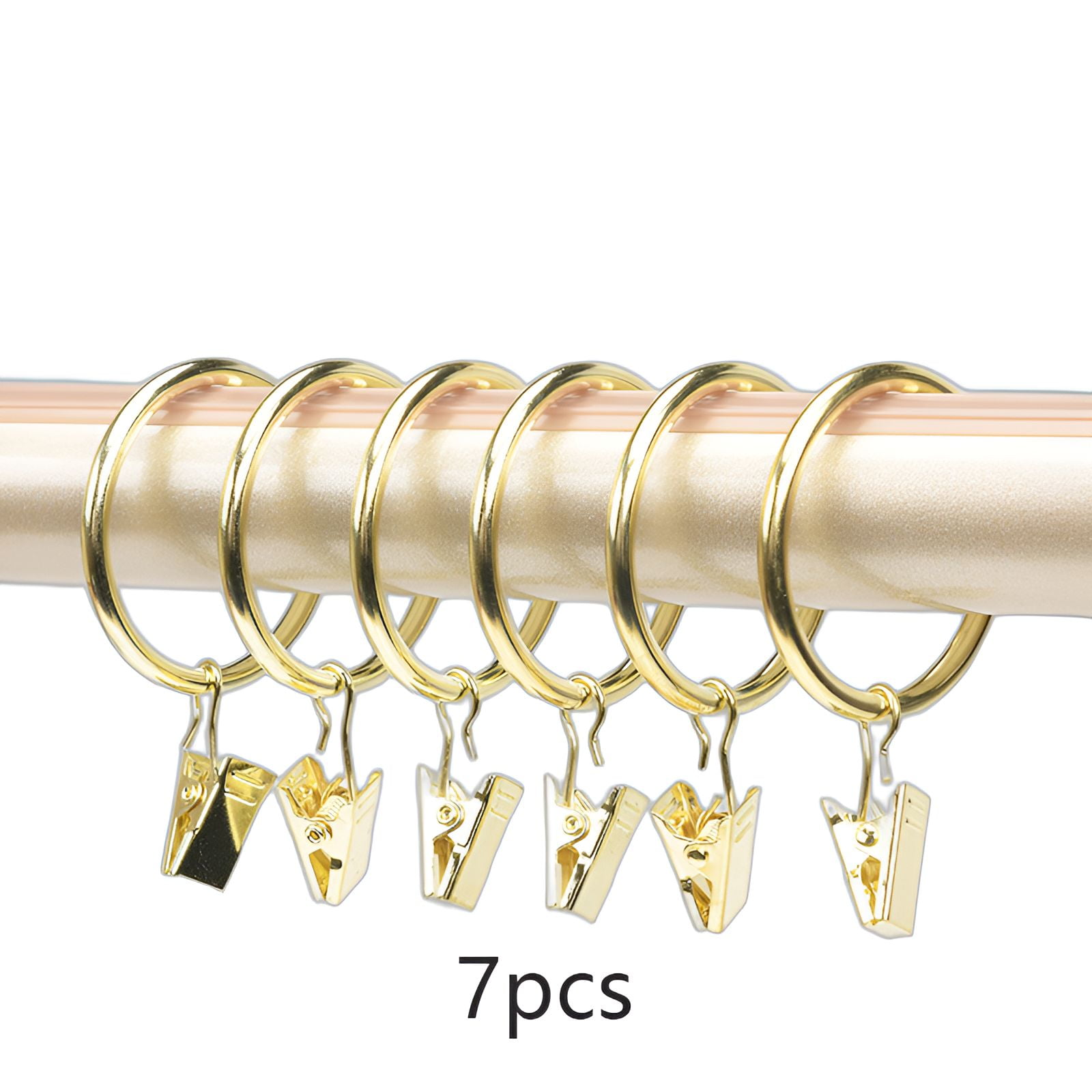 FACEGA 7Pcs Curtain Rings Various Sizes Drapery Clips with Rings Stable ...