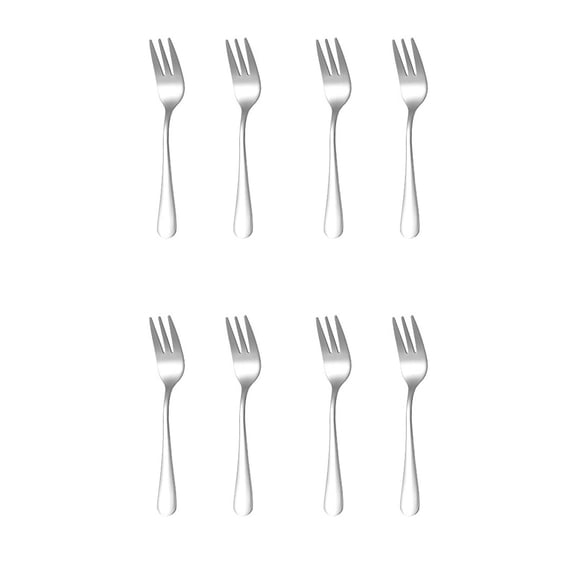 FACEGA 8Pcs Salad Forks,Dinner Forks,Pickle Fork for Salads, Appetizers, Snacks, Buffet, Daily Dining, Party Serving