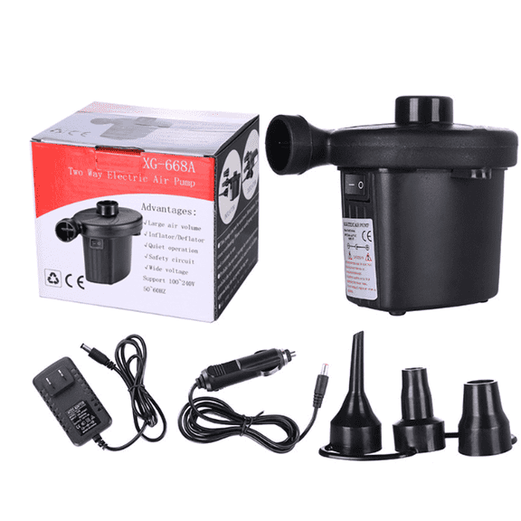 FACEGA Air Pump for Inflatables,Multi Interface Air Pump,Withdrawable And Rechargeable Portable Air Pump