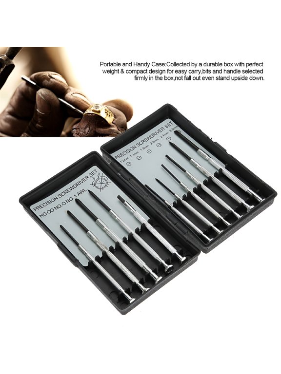 Alloy Mini Watch Precision Screwdriver Set 11 Pieces