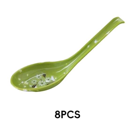 FACEGA Asian Soup Spoon,Stylish Chinese Soup Spoon,Durable Ceramic Spoons for Everyday Use