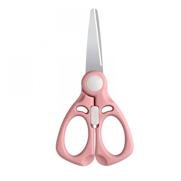 FACEGA Baby Food Scissors with Protective Cover,Food Grade Stainless Steel Material Food Supplement Scissors Portable for Babies & Toddlers Feeding