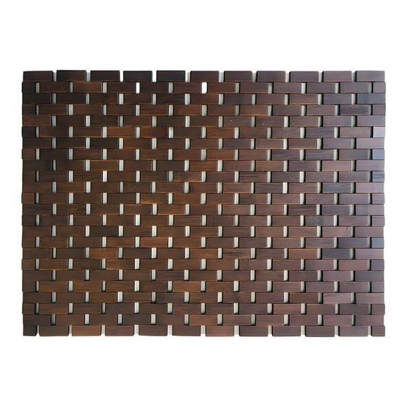 FACEGA Bamboo Bath Mat,Eco-Friendly Natural Bamboo Shower Mat,Non-Slip Design for Safety,Breathable and Stylish Wood Bath Mat for Any Home