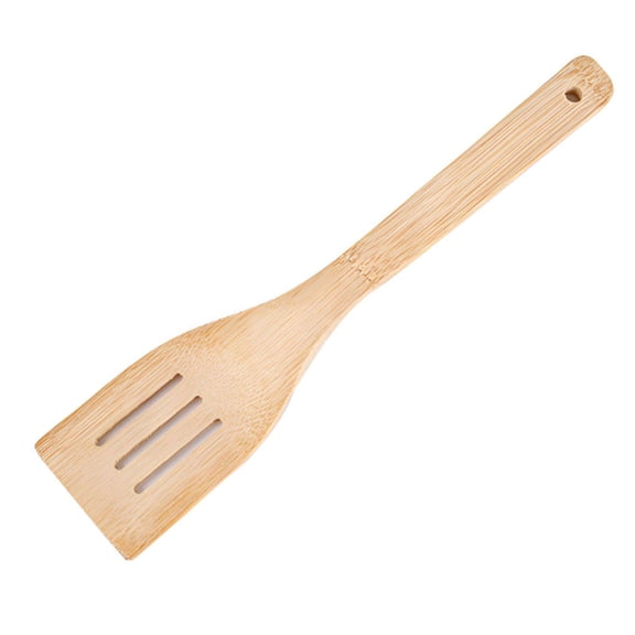 FACEGA Bamboo Spatula,Unpainted Bamboo Material Bamboo Spatula,Safer and More Comfortable to Use Wood Spatula,Brown1