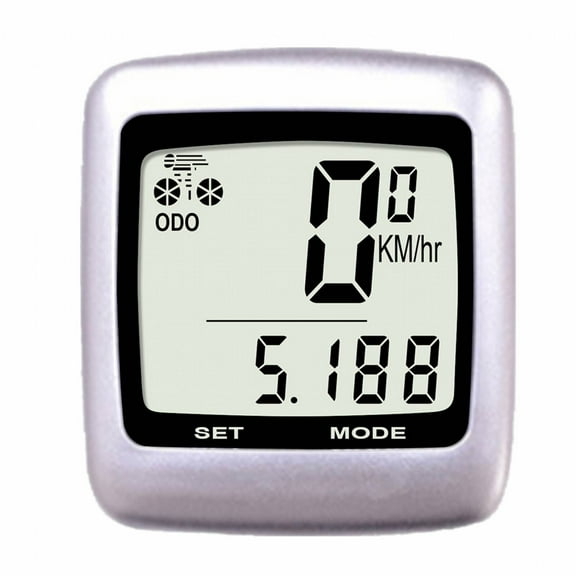 FACEGA Bicycle Speedometer,Compact and Lightweight Cycling Computer,Large Screen with Green Backlight Cadence Sensor