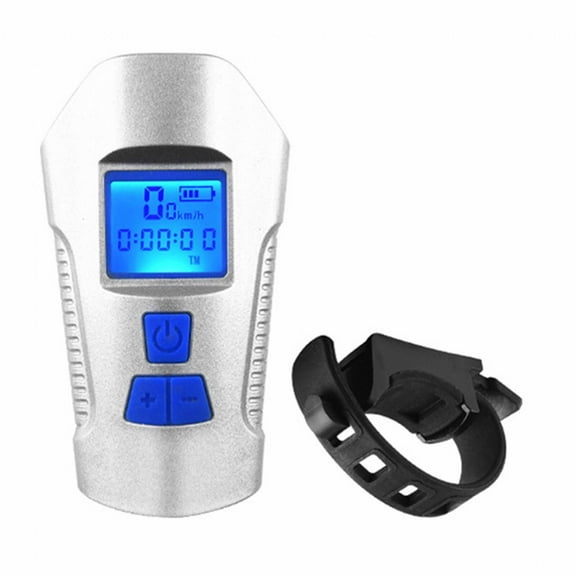 FACEGA Bicycle Speedometer,Waterproof Design Cycling Computer,Large and Clear Display Cadence Sensor,Silver