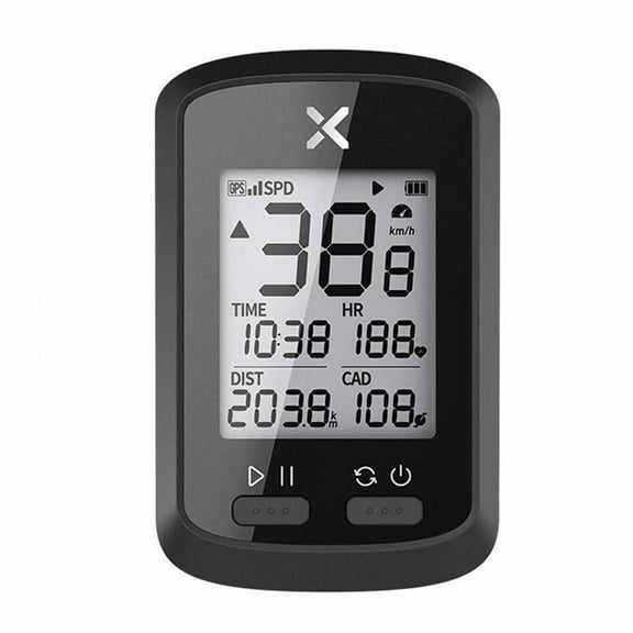 FACEGA Bicycle Speedometer,Wireless Functionality Cycling Computer,Large Lcd with Green Night Backlight Cadence Sensor