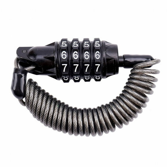 FACEGA Bike Lock,Sturdy Abs Lock Frame Scooter Lock,Shock Absorbent Technology Bike Locks,180cm,Black