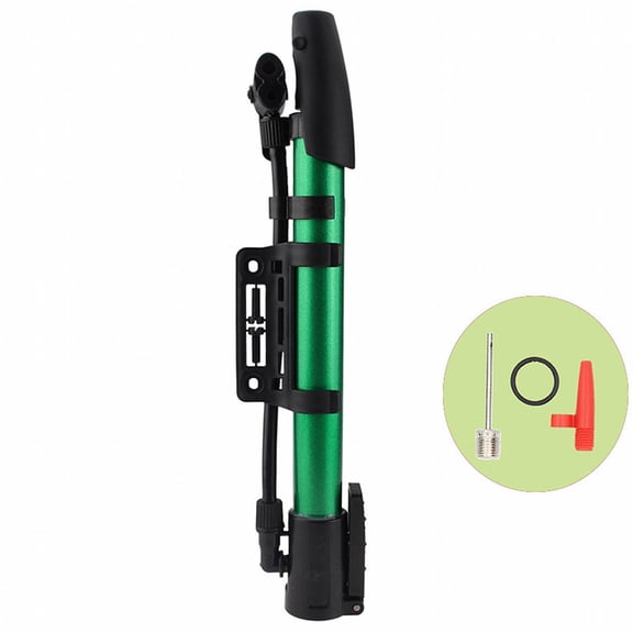 FACEGA Bike Pump,Portable Pump Bicycle Pump,Quick Performance Bike Accessories,Green,32*3.5cm