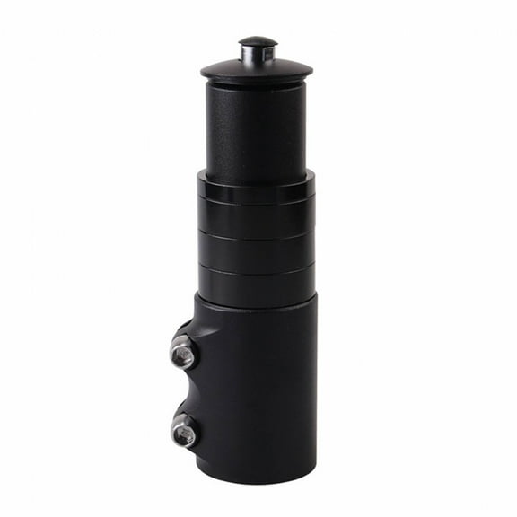 FACEGA Bike Stem Riser Wake Bars,Easy Installation Bike Wake Handlebars,Height Adjustment Handlebar Extension,Black