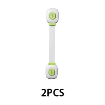 FACEGA Cabinet Locks,Efficient Baby Proofing Cabinets,Secure Fridge Lock,Child-Safe Refrigerator Lock for Home,Green