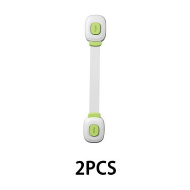 FACEGA Cabinet Locks,Efficient Baby Proofing Cabinets,Secure Fridge Lock,Child-Safe Refrigerator Lock for Home,Green
