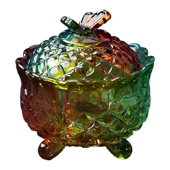 ACDANC Candy Dish with Lid Moisture Proof Candy Dish with Lid Glass Storage Containers with Lids