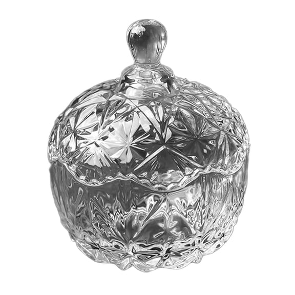 ACDANC Candy Dish with Lid Moisture Proof Candy Dish with Lid Glass Storage Containers with Lids