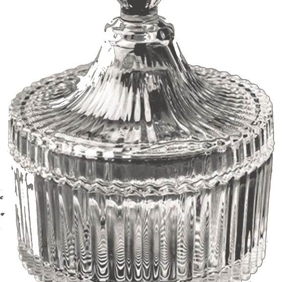 ACDANC Candy Dish with Lid Moisture Proof Candy Dish with Lid Glass Storage Containers with Lids