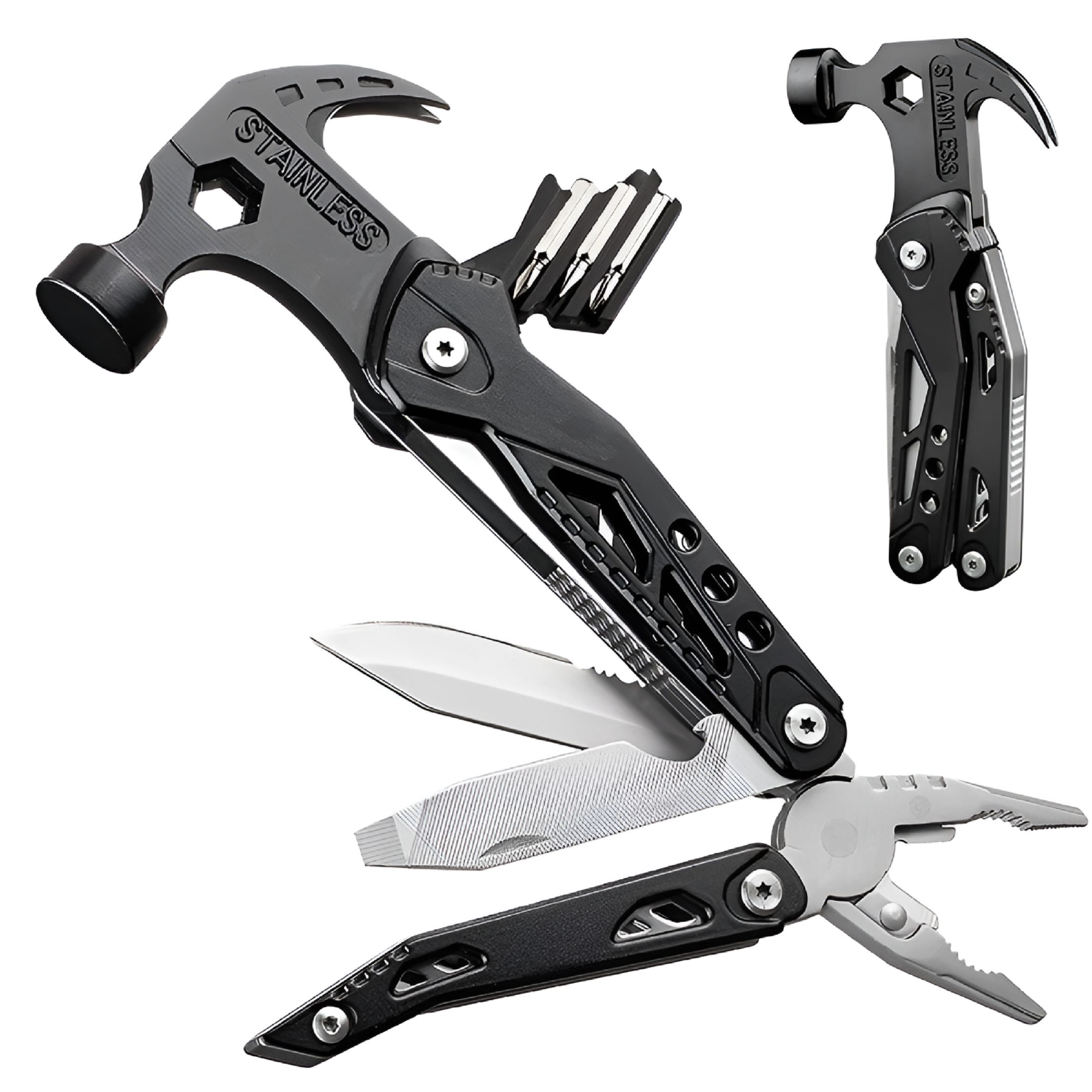 FACEGA Car Accessories Gifts for Men Multitool Cool Gadgets Survival Hiking Tools Mens Gifts for Christmas Stocking Stuffers for Men