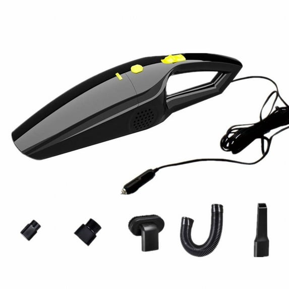 FACEGA Car Vacuum Cleaner,All-Round Cleaning Handheld Vacuum Cordless,Reusable Filter Wet Dry Vacuum Cleaner,Black,One Size