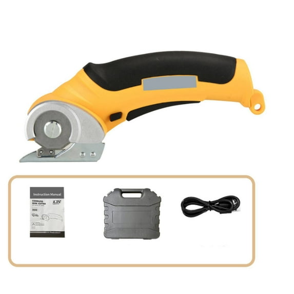 FACEGA Cardboard Cutter,Multi-Functional Electric Scissors for Cutting Cardboard,Seamless Fabric Cutter for DIY Crafts,Rotary Cutter for Accurate Fabric Cuts