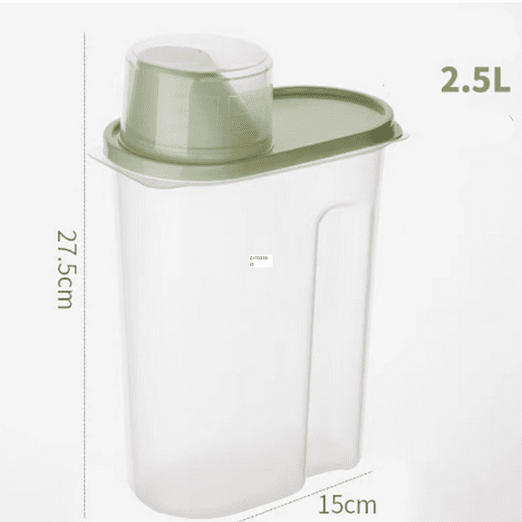 FACEGA Cereal Containers Storage Healthy Material Rice Container Light Luxury Airtight Food Storage Containers,Style 3